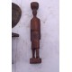 4 Statuettes Bois Afrique Senoufo Cote D'ivoire