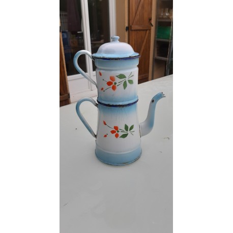 Cafetière émaillée 19 ème