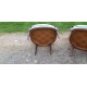 Paire de Fauteuils Cabriolet a Oreilles 1930