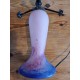 Pied de Lampe en Pate de Verre Verre d' Art Nancy