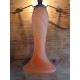 Pied de Lampe en Pate de Verre Orange