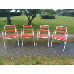 4 Fauteuils Tolix T2