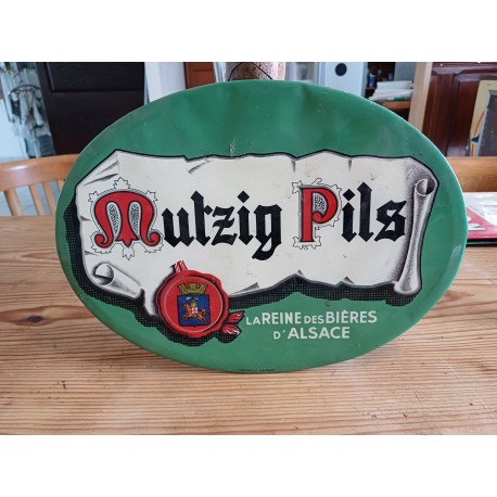 Plaque Tole Pub Mutzig Pils