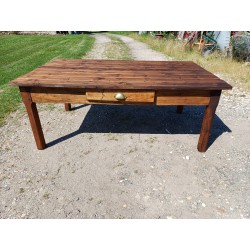 Table Basse Noyer et Pin