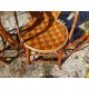 Paire de Fauteuil Vintage en Lattes de Chataigner