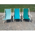 3 Chaises Longues