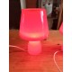 Paire de Lampes Vintage en Opaline Rouge