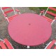 Salon de Jardin Table Fonte et Fauteuils Tolix