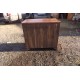 Commode 3 Tiroirs Noyer et Laiton