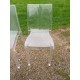 8 Chaises Plastic Transparent Vintage