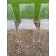 8 Chaises Plastic Transparent Vintage