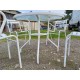 Salon de Jardin Table Fer et Verre et 4 Fauteuils Tolix T2 Xavier Pauchard