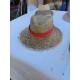 Lot de 8 Chapeaux de Paille Anciens