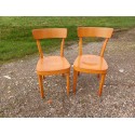 Paire de Chaises Bistrot Baumann