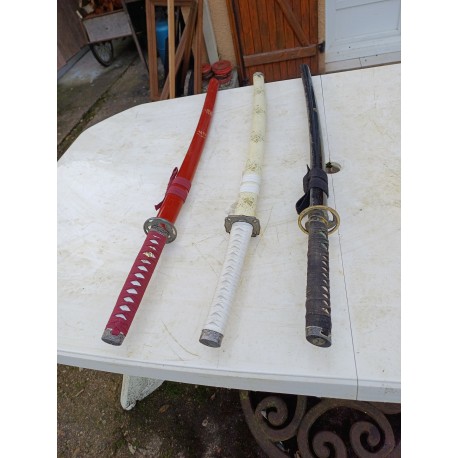 3 Katanas Stanless Steel