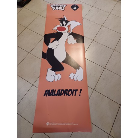 Affiche plastifié Gros Minet Sylvestre le Chat Warner Bross