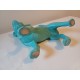 Chien Bleu Vintage en Platre