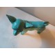 Chien Bleu Vintage en Platre