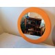 Paire de Miroirs Vintage Plastic Orange