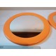 Paire de Miroirs Vintage Plastic Orange