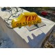 Enseigne de Taxi Vintage