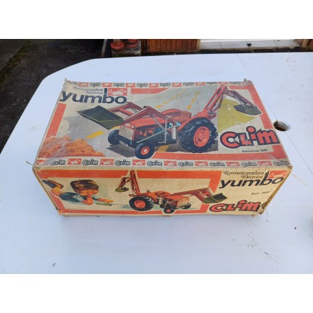 Jouet Ancien Tracteur Yumbo Retro excavado electrica