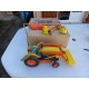 Jouet Ancien Tracteur Yumbo Retro excavado electrica