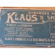 Paire de Boites Publicitaire de Chocolat Klaus